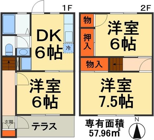 菜ハウスシャルマンの物件間取画像